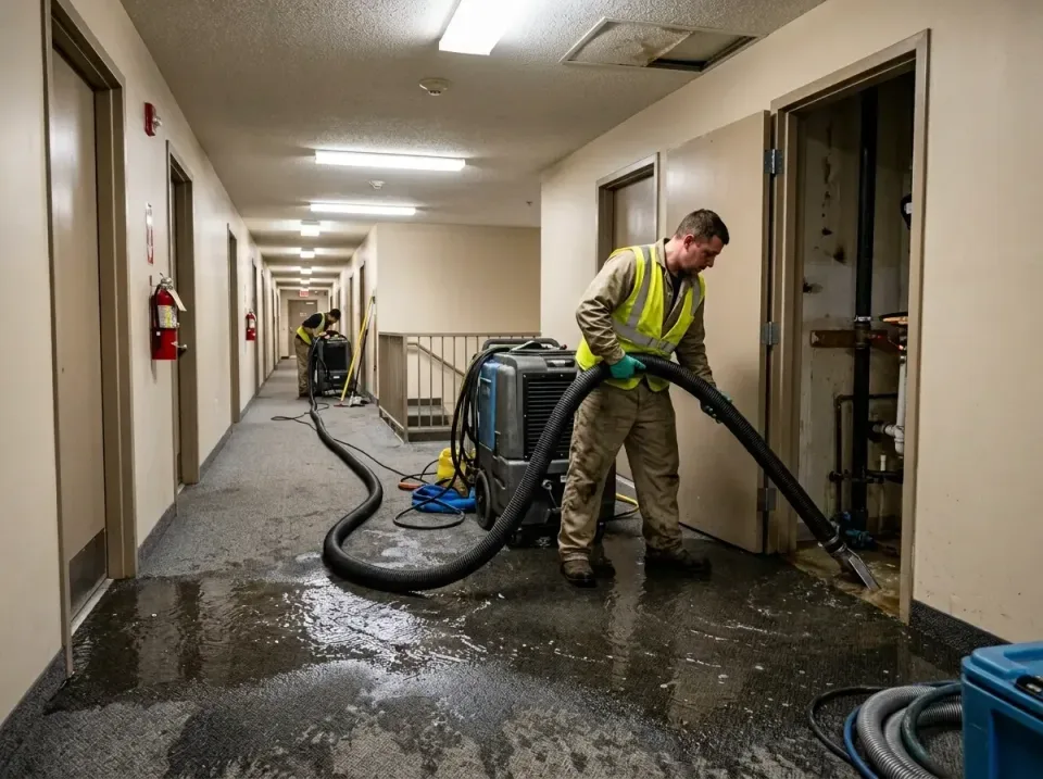 multi-unit-apartment-hallway-f-005 — frequently asked questions, Emergency Burst Pipe Water Extraction & Removal in Hickman,…